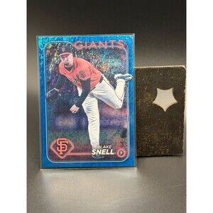 2024 Topps Update Blake Snell Blue Holo Foilboard /999 #US57 Giants